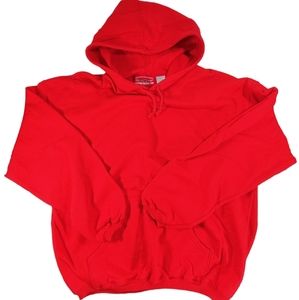 Vintage 90s Marlboro country store solid red hoodie size L  like new condition